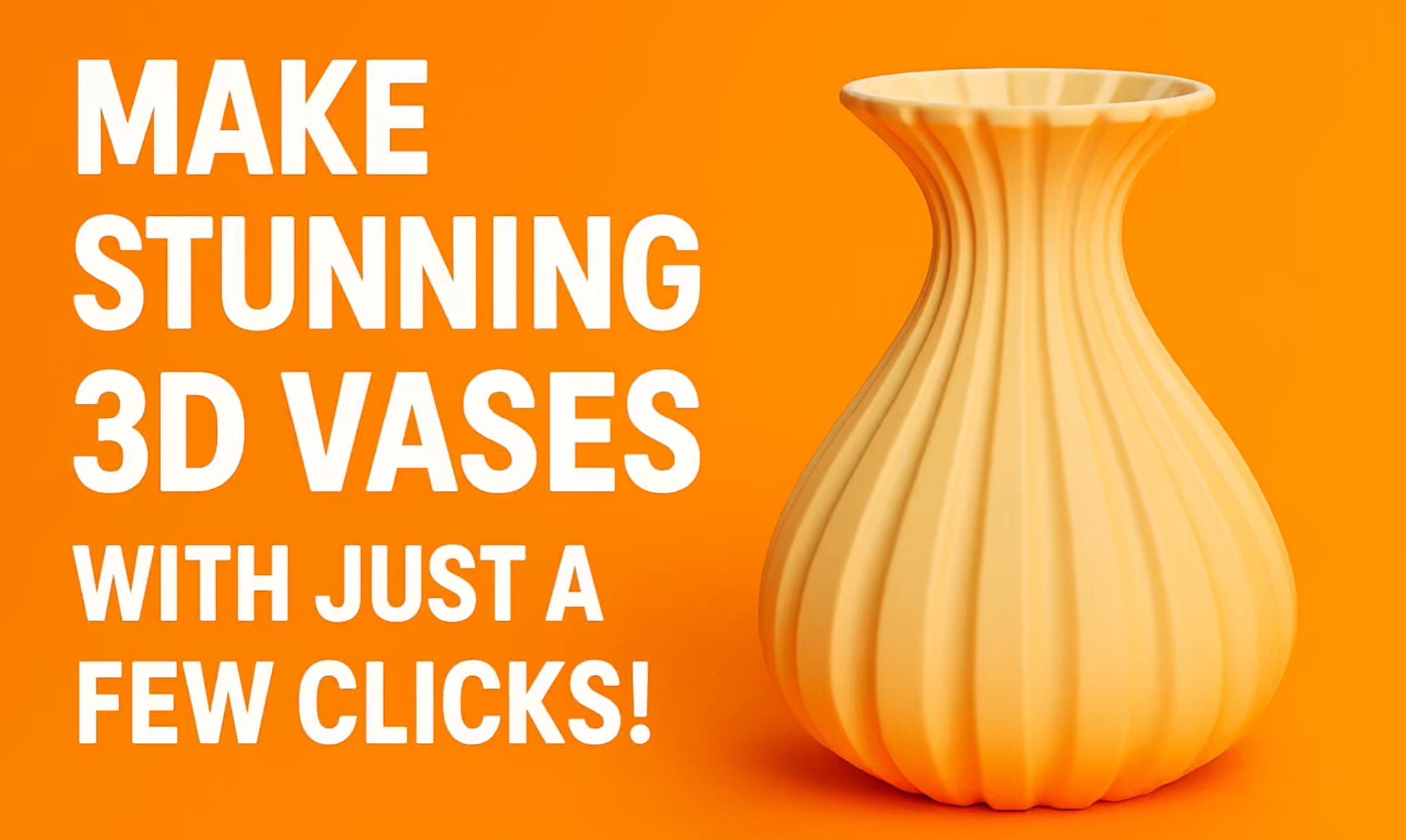 Make Stunning 3D Vases With Just a Few Clicks!