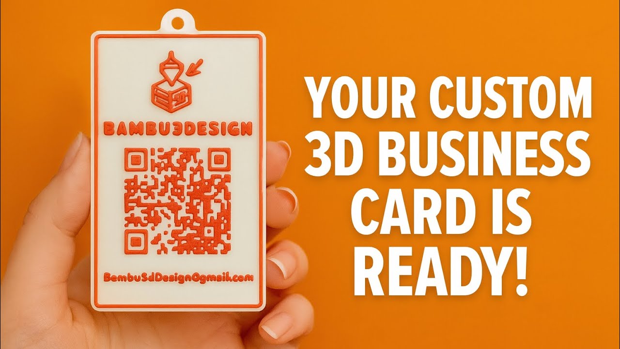 Your Custom 3D Business Card Is Ready!