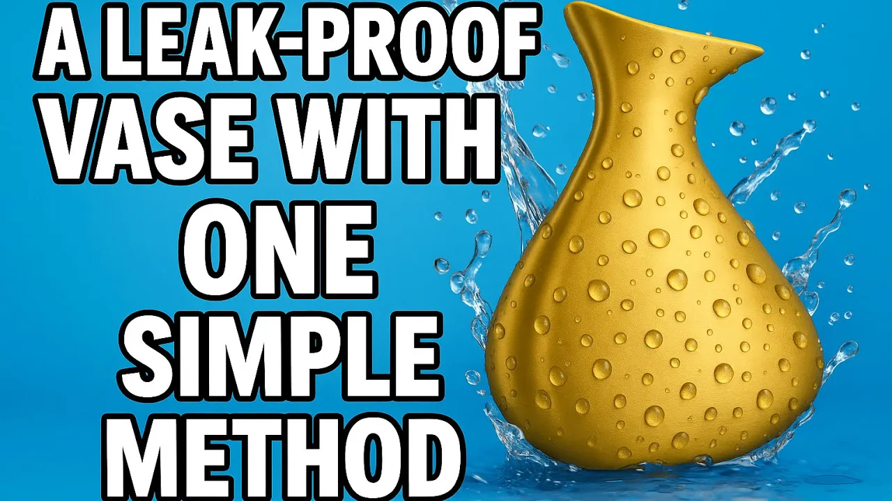 How to Make a Watertight Vase (Easy Method)