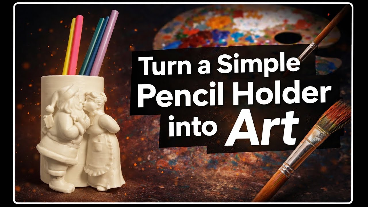 Turn a Simple Pencil Holder into Art
