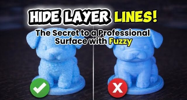 Hide Layer Lines! The Secret to a Professional Surface with Fuzzy