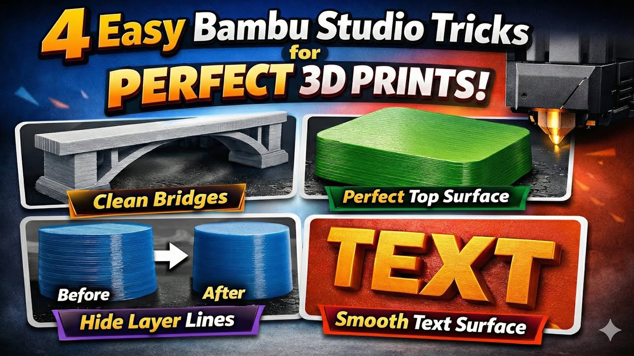 4 Easy Bambu Studio Tricks for Perfect 3D Prints