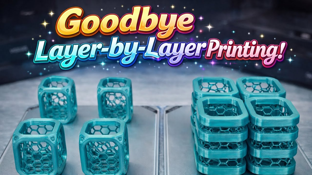 Goodbye Layer-by-Layer Printing!