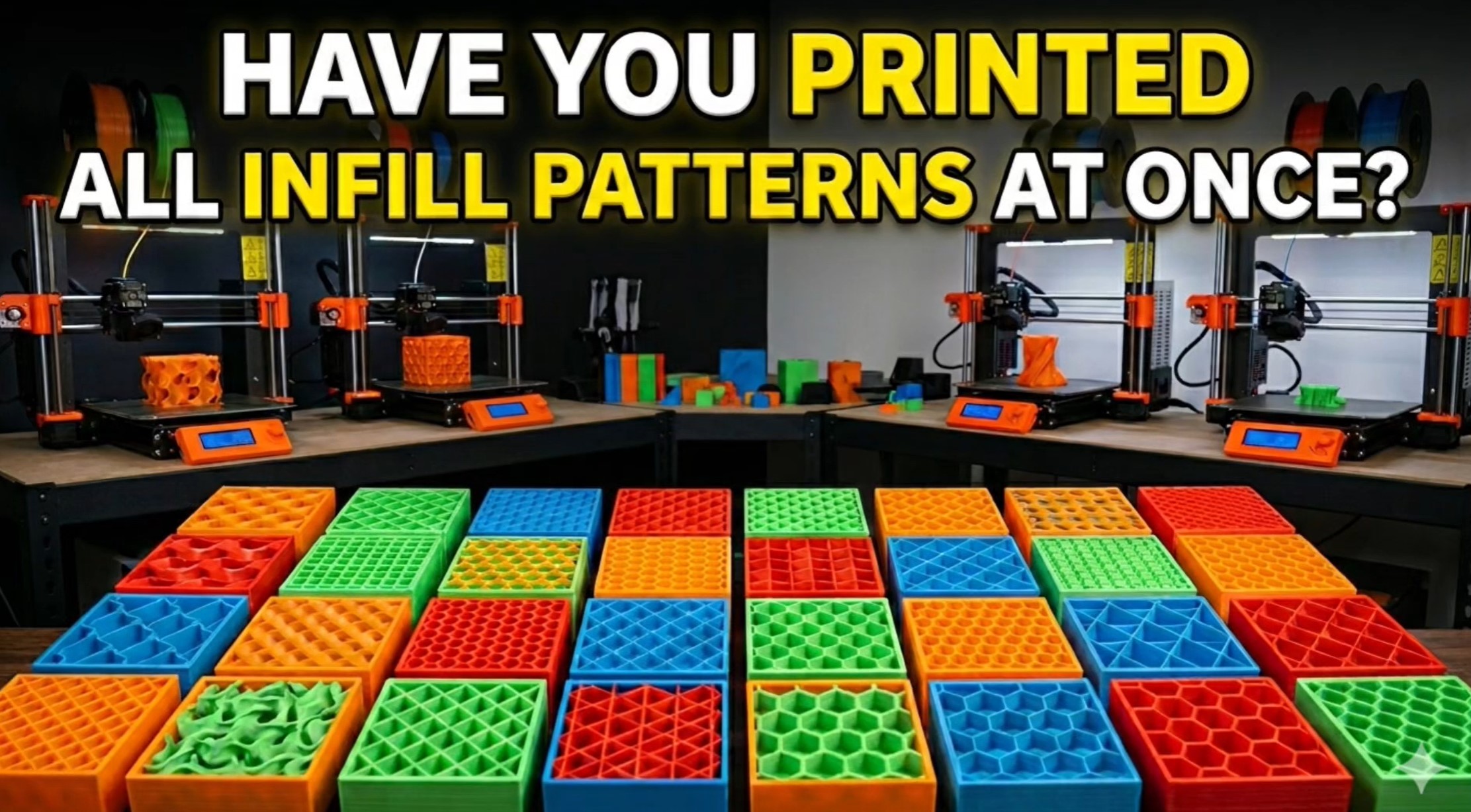 Have You Printed All Infill Patterns at Once?