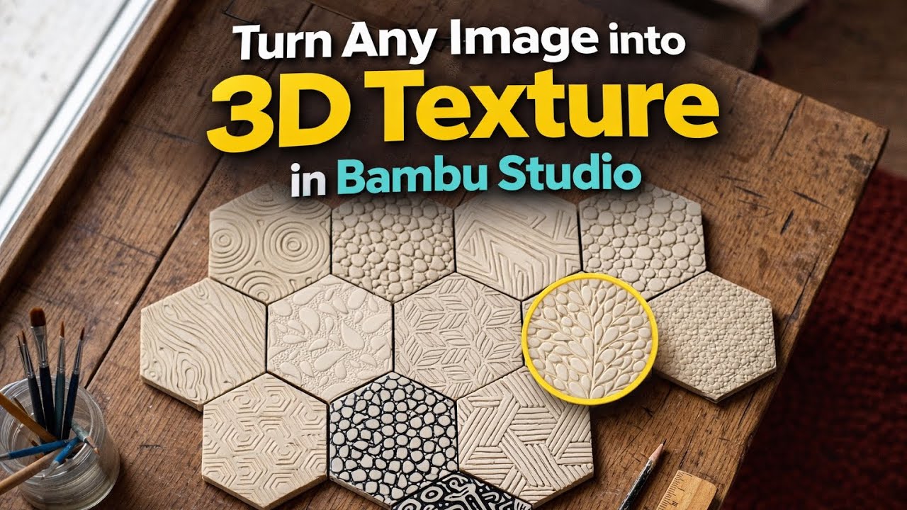 Turn Any Image into 3D Texture in Bambu Studio
