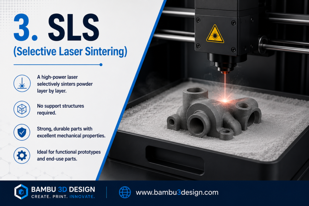 SLS (Selective Laser Sintering)