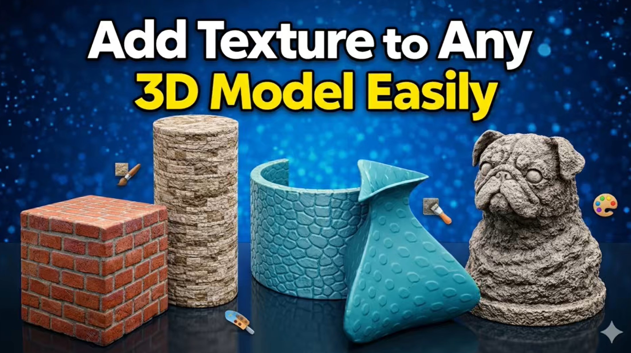 Add Texture to Any 3D Model Easily