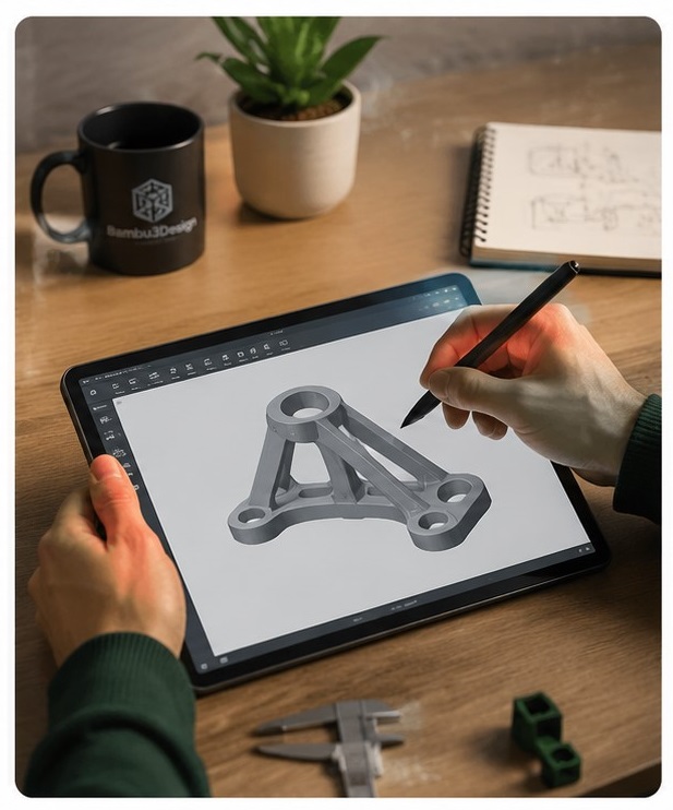 Modern 3D printer creating high-quality prototypes and functional designs.