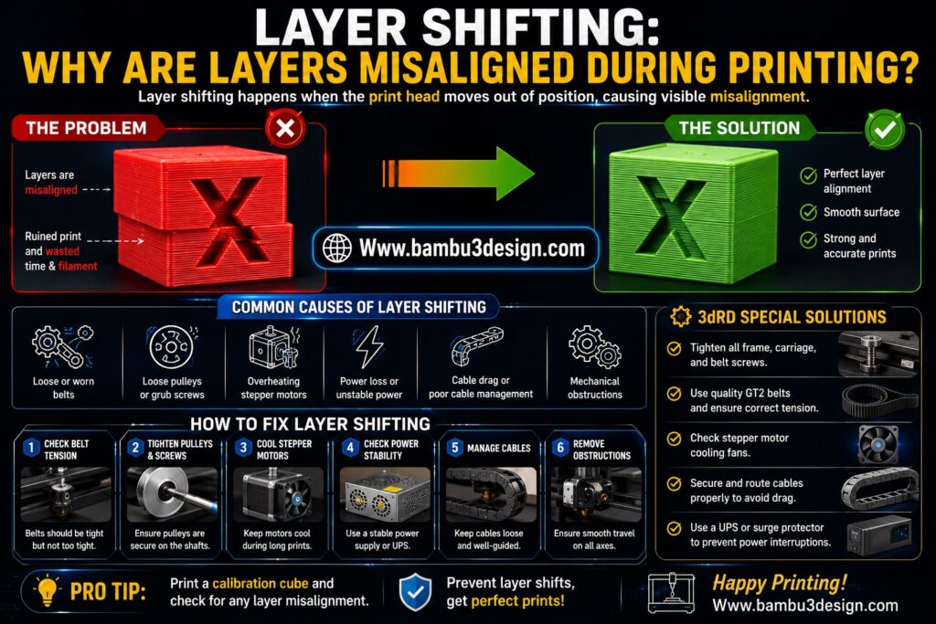 Layer Shifting: Why Are Layers Misaligned During Printing?