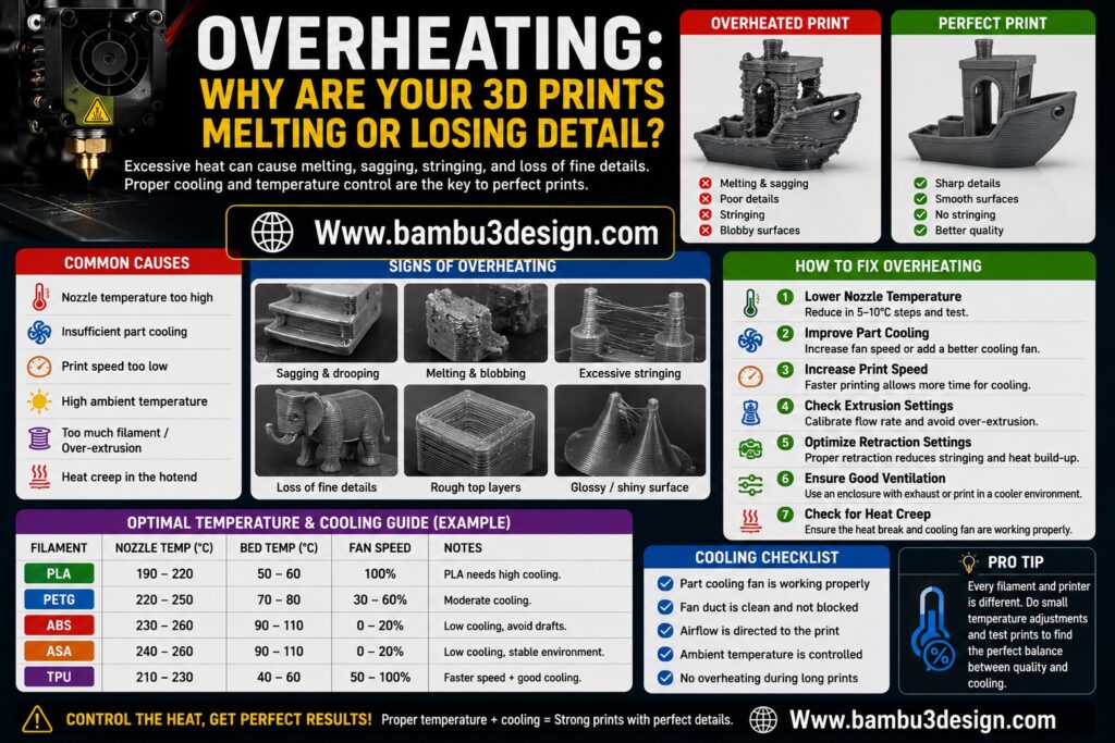 Overheating: Why Are Your 3D Prints Melting or Losing Detail?