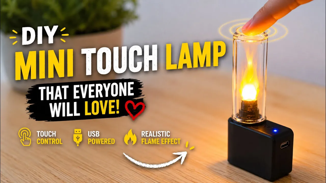 DIY Mini Touch Lamp