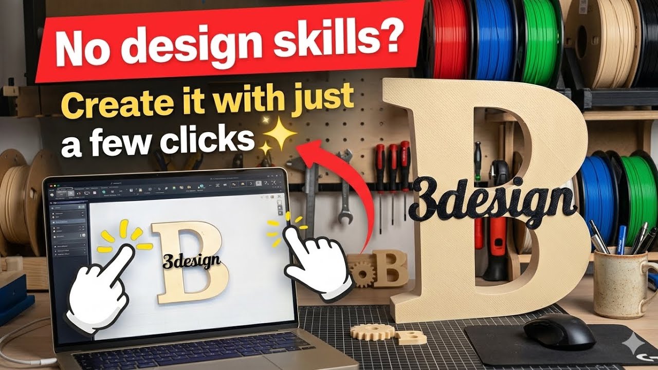 No design skills? Create it with just a few clicks