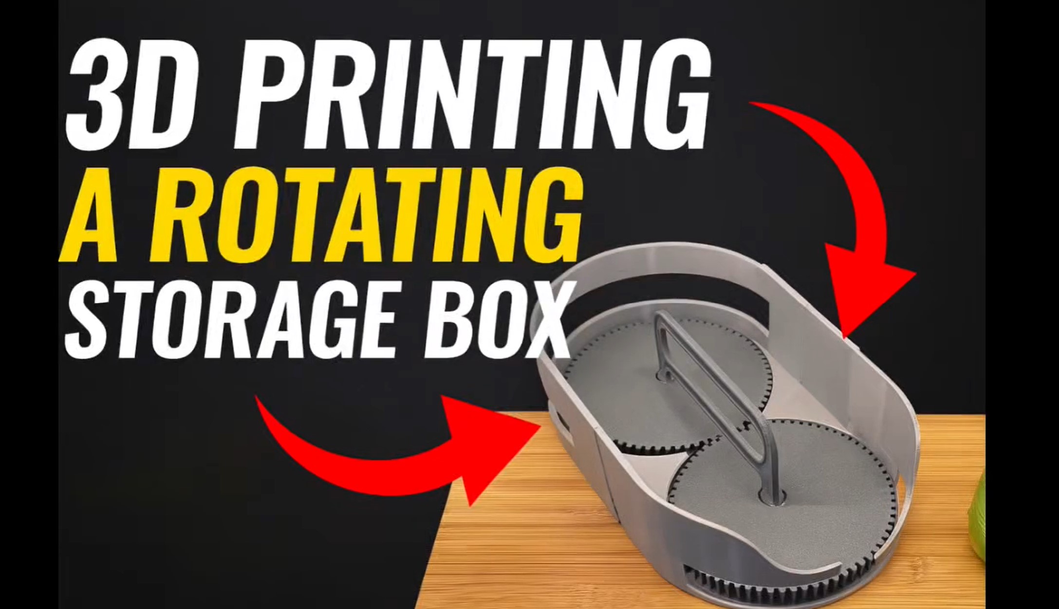 How I Printed and Assembled This Spinning Organizer (MakerWorld Model)