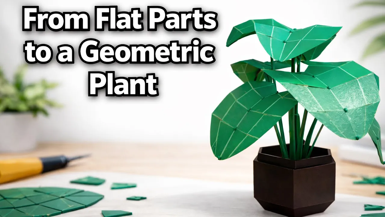 From Flat Parts to a GeometricPlant