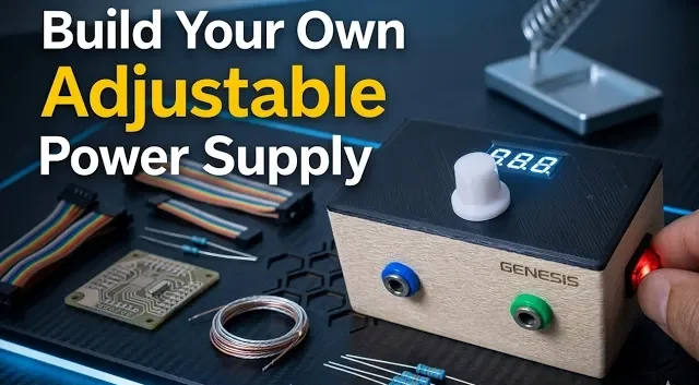 Mini 0–24V Adjustable Power Supply