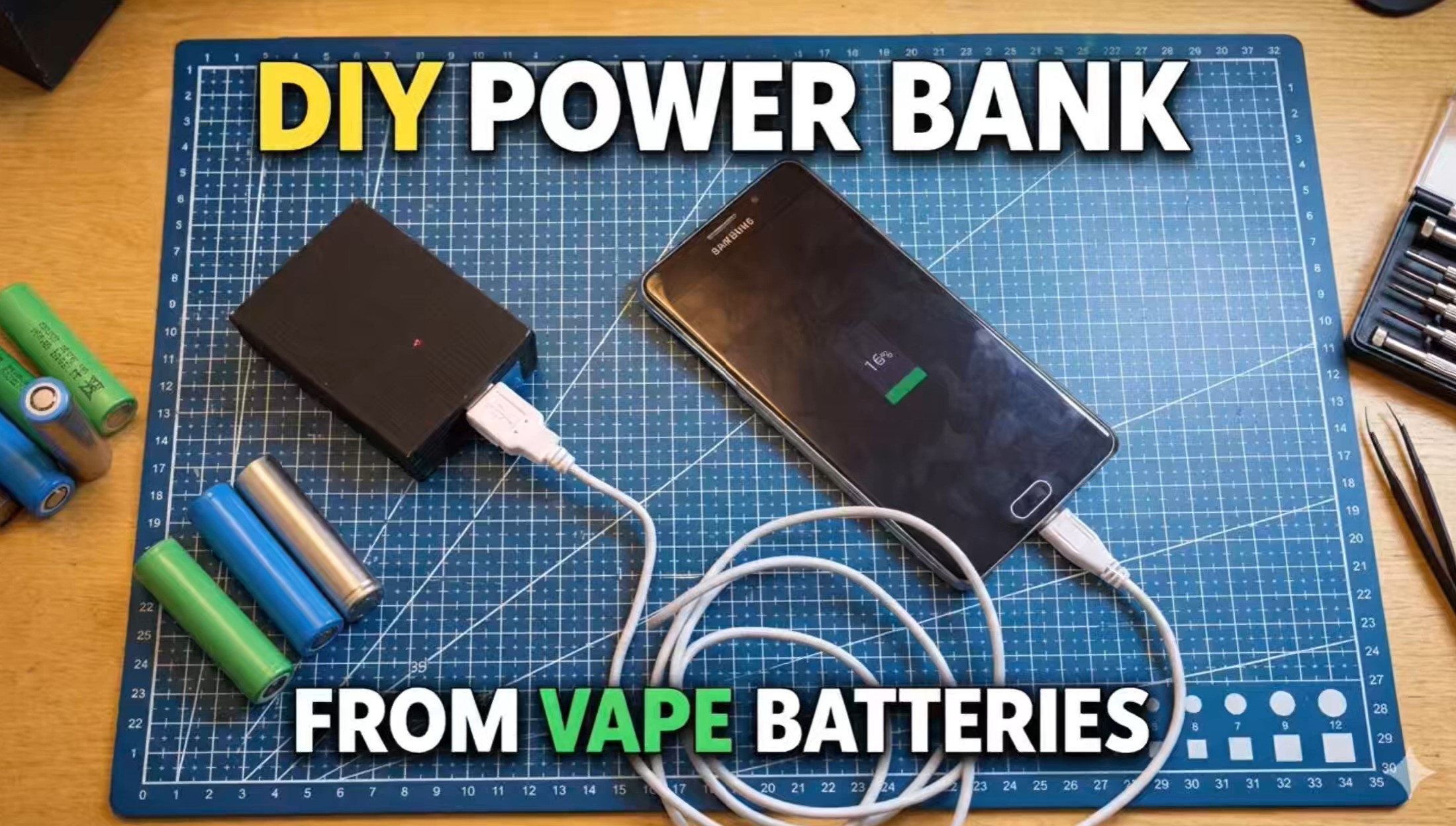 From Disposable Vape to DIY Power Bank
