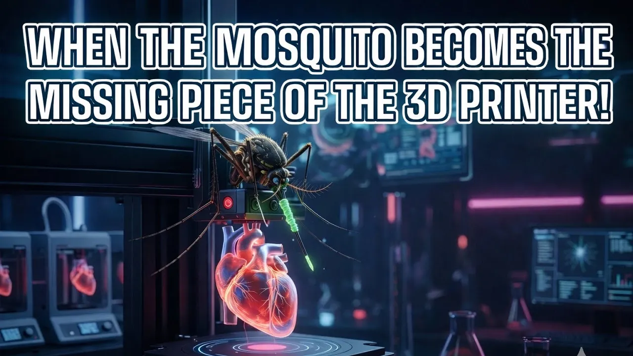 When a Mosquito Becomes the Missing Part of a 3D Printer!