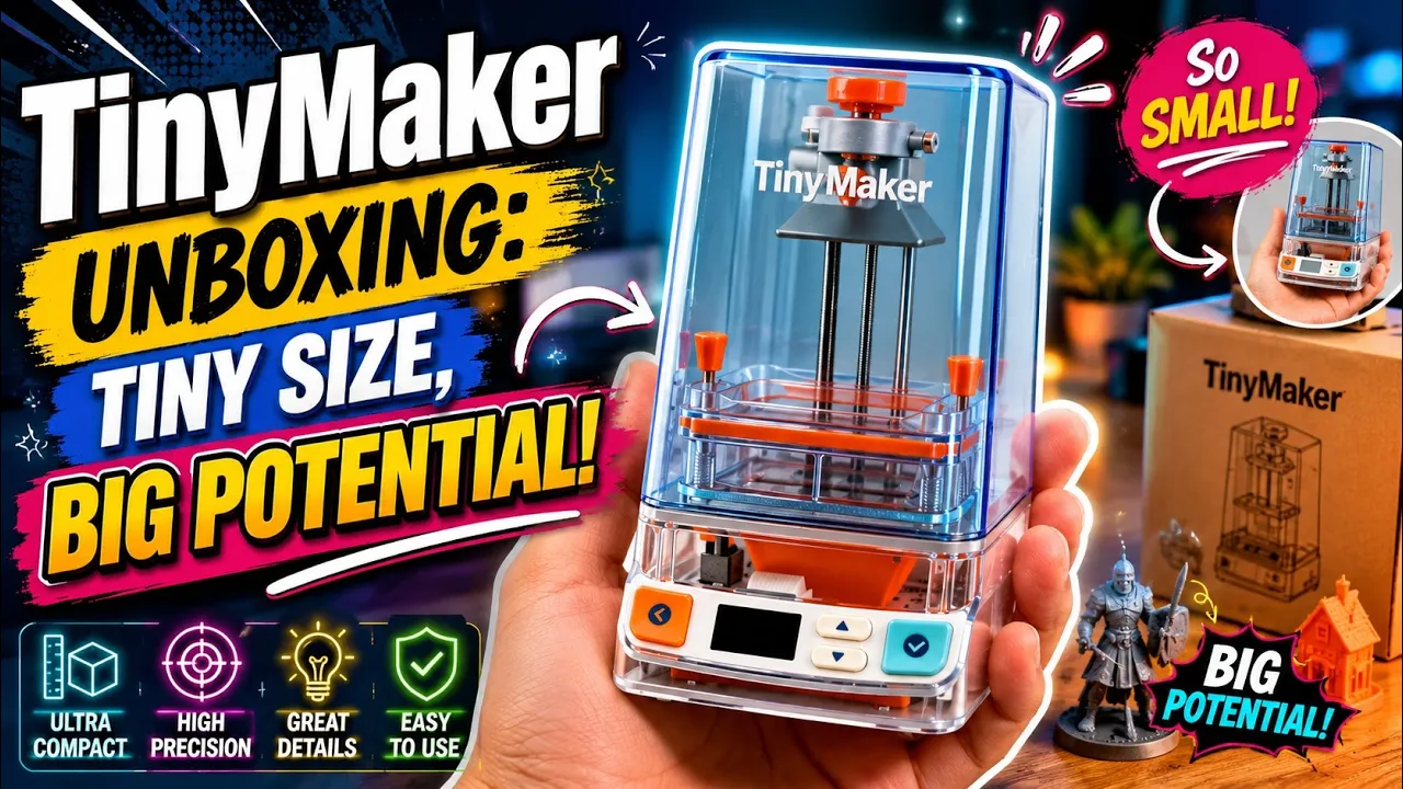 TinyMaker Unboxing: Tiny Size, Big Potential!