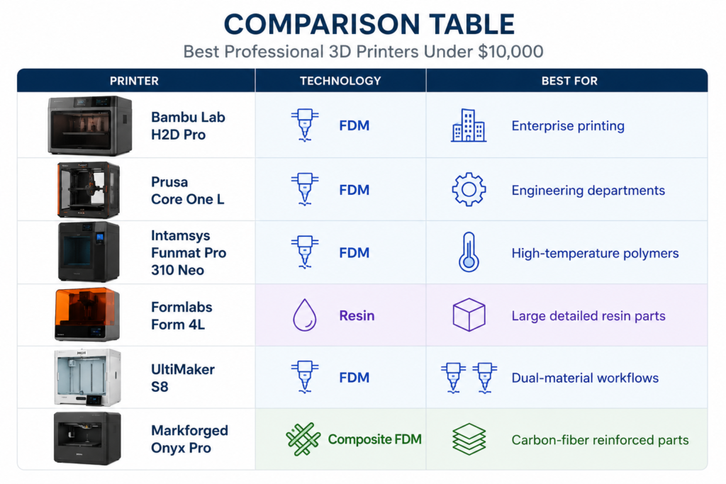 Comparison Table