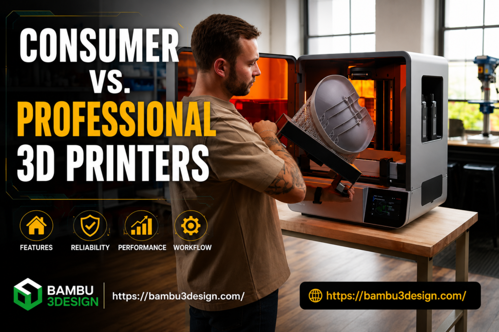 Consumer vs. Professional 3D Printers