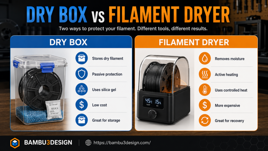 Dry Box vs Filament Dryer