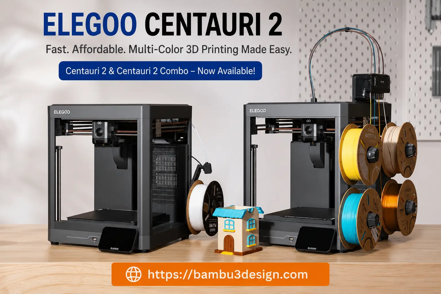 Elegoo Centauri 2 vs Centauri Carbon 2 – Is the New Budget 3D Printer Worth Buying