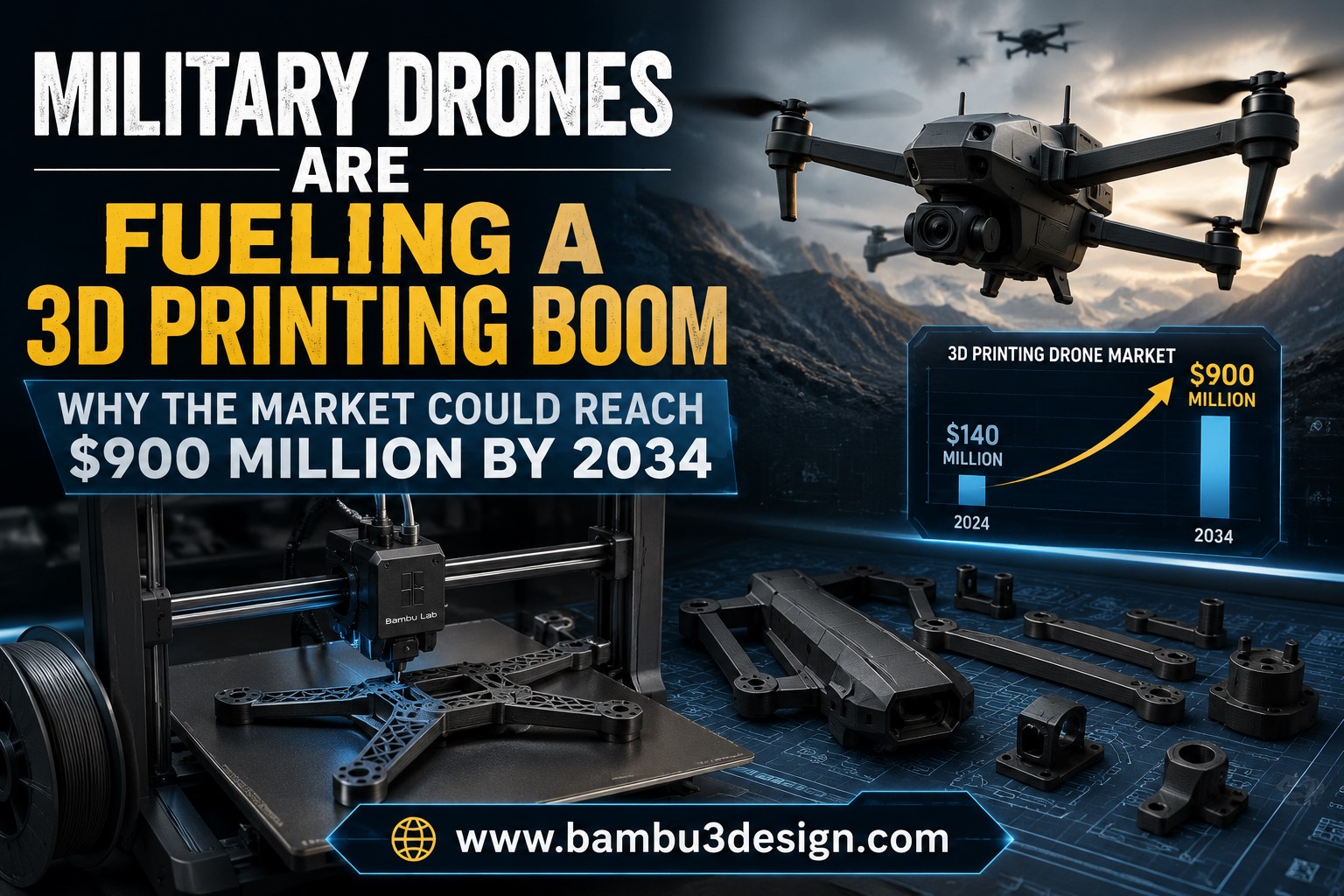Military Drones Are Fueling a 3D Printing Boom
