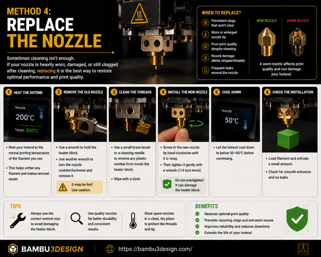 Replace the Nozzle