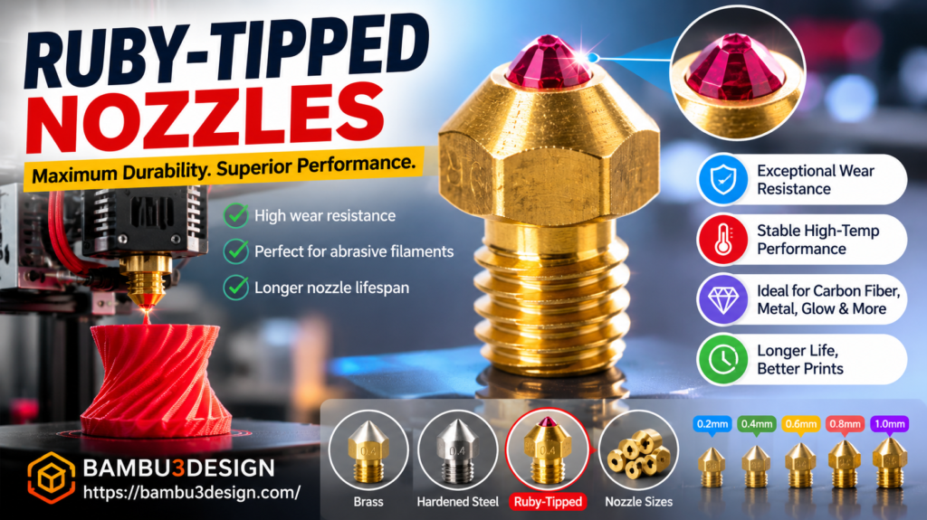 Ruby-Tipped Nozzles