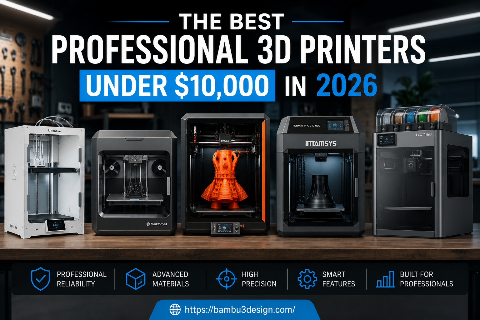 The Best Professional 3D Printers Under