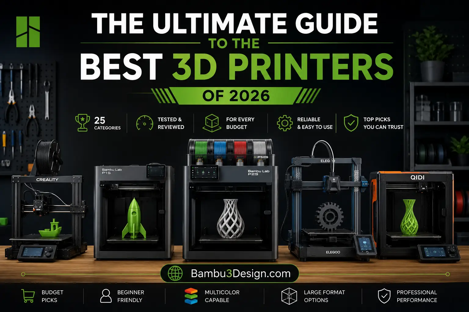 The Ultimate Guide to the Best 3D Printers of 2026