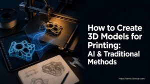 How to Create 3D Models for Printing: AI & Traditional Methods