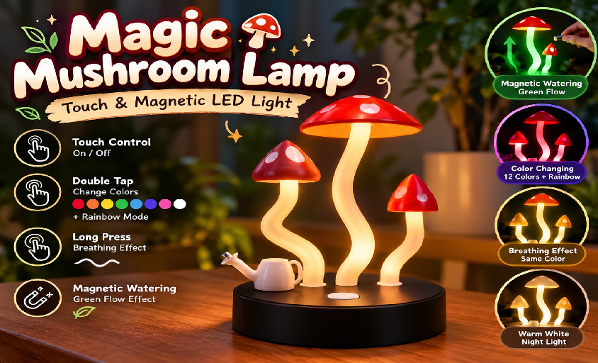 magic mushroom lamp
